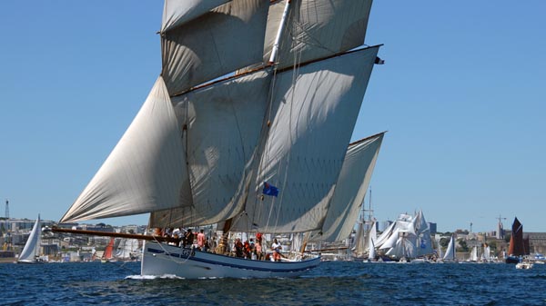 Sailing ships at the Sail Brest 2016