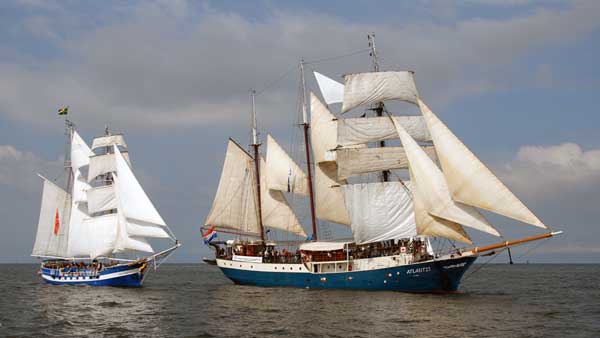 Sailing at the Hanse Sail