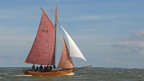 FZ91 De Meckelbörger, Volker Gries, Fischerregatta Althagen 2016 , 09/2016