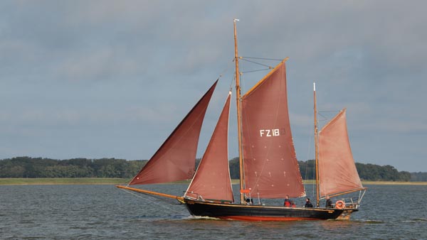 FZ18 Romantik, Volker Gries, Fischerregatta Althagen 2019 , 09/2019