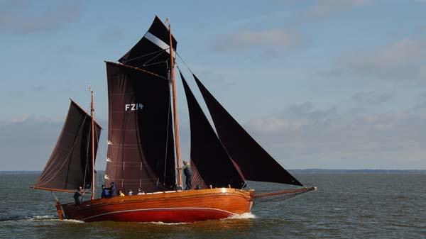 FZ14 Hanne Nüte, Volker Gries, Fischerregatta Althagen 2019 , 09/2019