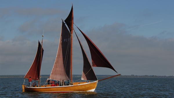 FZ87 Irmchen, Volker Gries, Fischerregatta Althagen 2019 , 09/2019