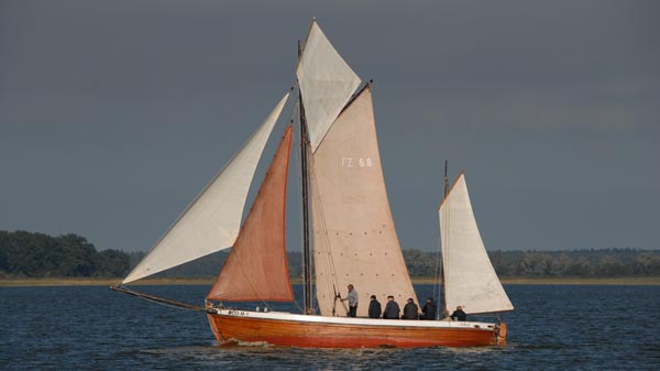 FZ106 Aalfred, Volker Gries, Fischerregatta Althagen 2019 , 09/2019