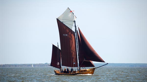 FZ16 Blondine, Volker Gries, Fischerregatta Althagen 2023 , 09/2023