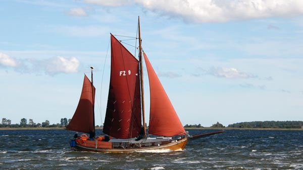 FZ9 Nordstern, Volker Gries, Zeesenbootregatta Bodstedt 2022 , 09/2022