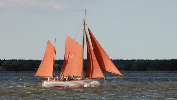 FZ69 Klara, Volker Gries, Zeesenbootregatta Bodstedt 2022 , 09/2022