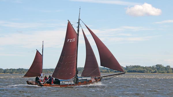 FZ23 Stella, Volker Gries, Zeesenbootregatta Bodstedt 2022 , 09/2022