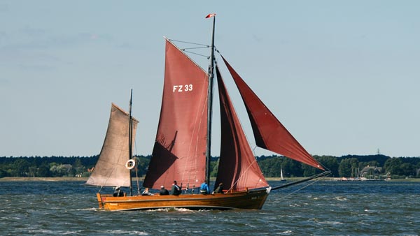 FZ33 Sannert, Volker Gries, Zeesenbootregatta Bodstedt 2022 , 09/2022