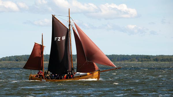 FZ66 Charlotte, Volker Gries, Zeesenbootregatta Bodstedt 2022 , 09/2022