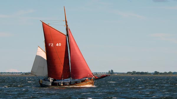 FZ40 Hoffnung, Volker Gries, Zeesenbootregatta Bodstedt 2022 , 09/2022