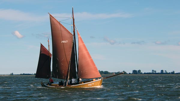 PRU7 Paula, Volker Gries, Zeesenbootregatta Bodstedt 2022 , 09/2022