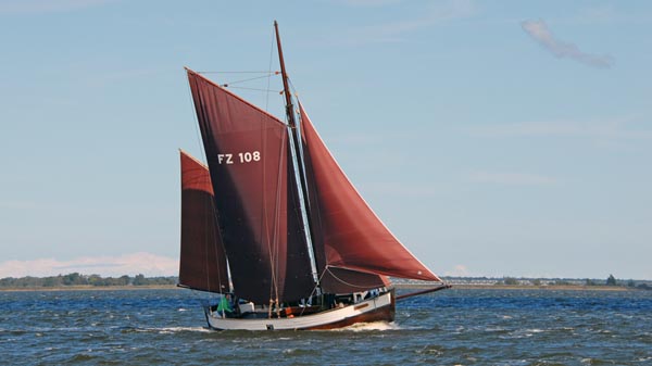 FZ108 Vorwärts, Volker Gries, Zeesenbootregatta Bodstedt 2022 , 09/2022