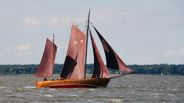 FZ75 Marie, Volker Gries, Zeesenbootregatta Bodstedt 2022 , 09/2022