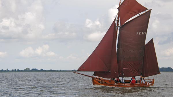 FZ64 Schmuggler, Volker Gries, Zeesboot Regatta Bodstedt 2017 , 09/2017