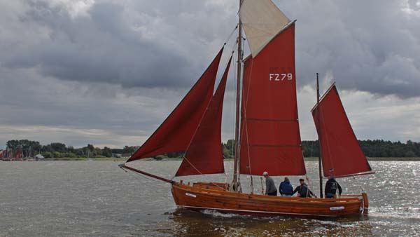 FZ79 Eiken Hans, Volker Gries, Zeesboot Regatta Bodstedt 2017 , 09/2017