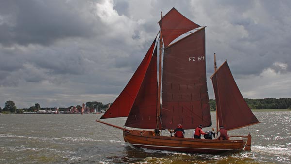 FZ64 Schmuggler, Volker Gries, Zeesboot Regatta Bodstedt 2017 , 09/2017