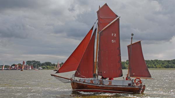 FZ51 Polar, Volker Gries, Zeesboot Regatta Bodstedt 2017 , 09/2017