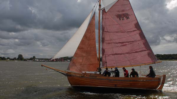 FZ91 De Meckelbörger, Volker Gries, Zeesboot Regatta Bodstedt 2017 , 09/2017