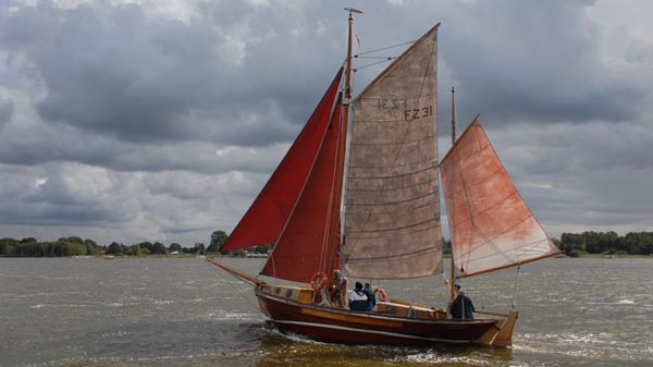 FZ31 Swantewit, Volker Gries, Zeesboot Regatta Bodstedt 2017 , 09/2017