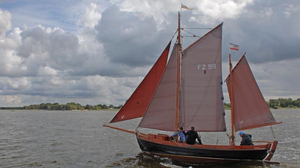 FZ99 Lütt Hanning, Volker Gries, Zeesboot Regatta Bodstedt 2017 , 09/2017