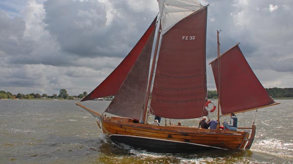 FZ32 Grete, Volker Gries, Zeesboot Regatta Bodstedt 2017 , 09/2017