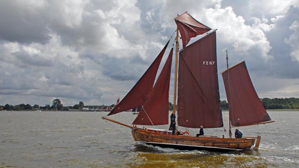 FZ67 Stine, Volker Gries, Zeesboot Regatta Bodstedt 2017 , 09/2017