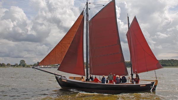 FZ110 Fortuna, Volker Gries, Zeesboot Regatta Bodstedt 2017 , 09/2017