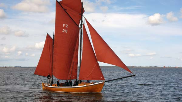 FZ25 Gertrud, Volker Gries, Zeesboot Regatta Bodstedt 2017 , 09/2017