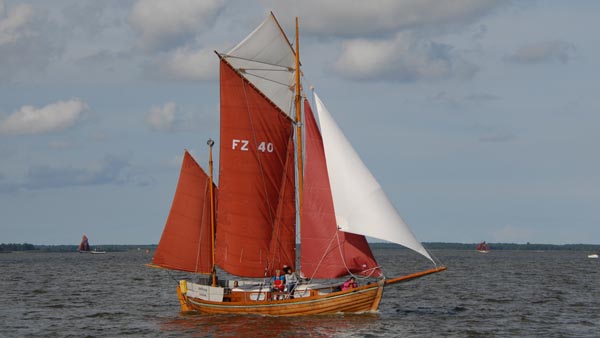 FZ40 Hoffnung, Volker Gries, Zeesboot Regatta Bodstedt 2017 , 09/2017