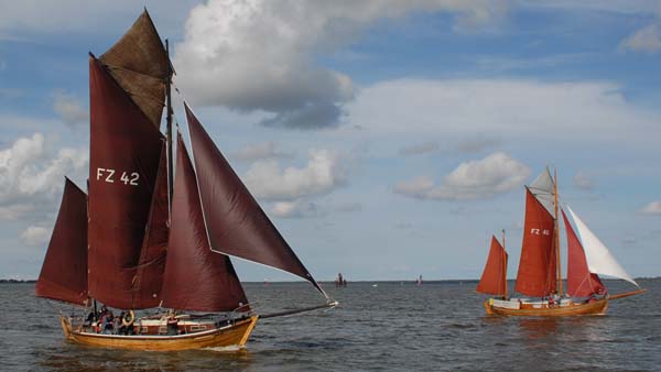 FZ42 Sunddriewer, Volker Gries, Zeesboot Regatta Bodstedt 2017 , 09/2017