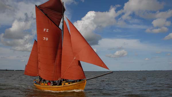 FZ70 Hanna, Volker Gries, Zeesboot Regatta Bodstedt 2017 , 09/2017