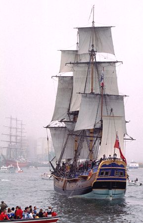 HM Bark Endeavour, Volker Gries, Brest/Douarnenez 2004 , 07/2004