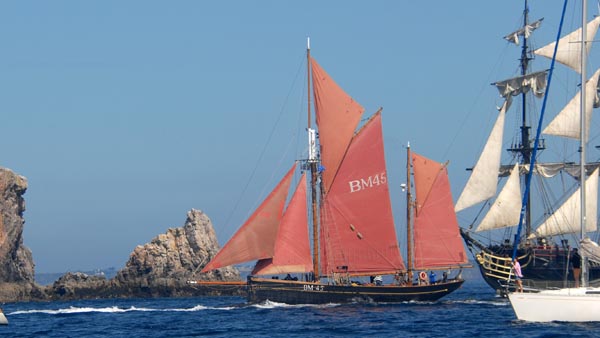 Pilgrim of Brixham BM45, Volker Gries, Fêtes Maritimes Brest 2024 , 07/2024