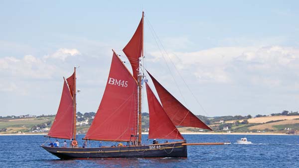 Pilgrim of Brixham BM45, Volker Gries, Temps fete Douarnenez 2018 , 07/2018