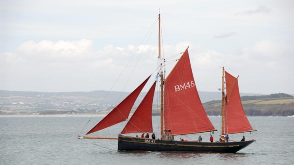 Pilgrim of Brixham BM45, Volker Gries, Temps fete Douarnenez 2018 , 07/2018