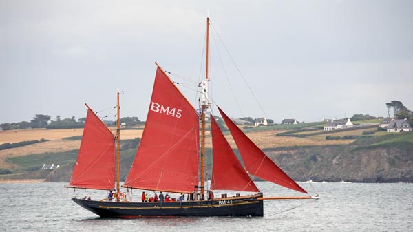 Pilgrim of Brixham BM45, Volker Gries, Temps fete Douarnenez 2018 , 07/2018