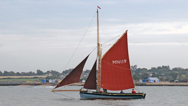 Marigold MN119, Volker Gries, Colne Smack and Barge Match Race, Brightlingsea, GB , 09/2006