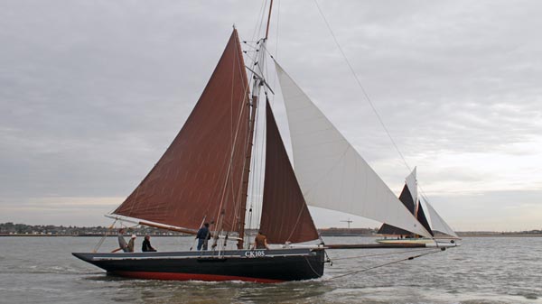 Iris Mary CK105, Volker Gries, Colne Smack and Barge Match Race, Brightlingsea, GB , 09/2006