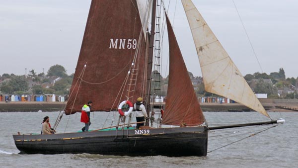 Mary Amelia MN59, Volker Gries, Colne Smack and Barge Match Race, Brightlingsea, GB , 09/2006