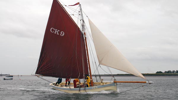 Harriet Blanche CK9, Volker Gries, Colne Smack and Barge Match Race, Brightlingsea, GB , 09/2006