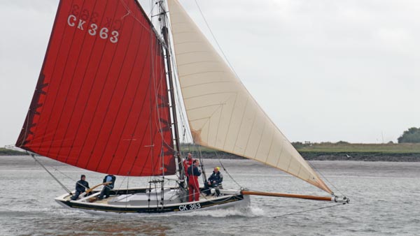 Mayfly CK363, Volker Gries, Colne Smack and Barge Match Race, Brightlingsea, GB , 09/2006