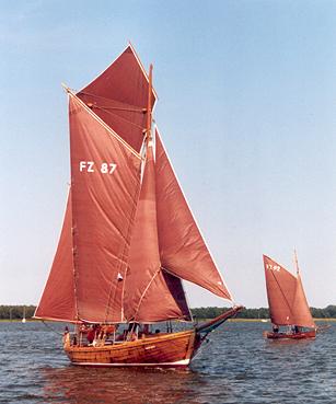 FZ87 Irmchen, Volker Gries, Barther Zeesbootregatta , 07/2001