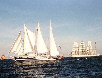 Capitan Miranda, Volker Gries, Hanse Sail 1996 / Cutty Sark 1996 , 08/1996
