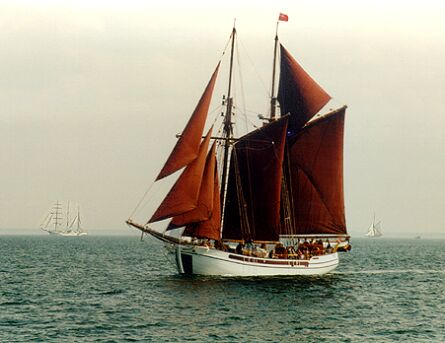 Nordlyset II, Volker Gries, Hanse Sail Rostock 1997 , 08/1997