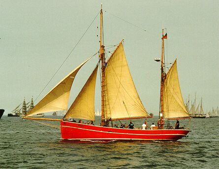 Gefion, Volker Gries, Hanse Sail Rostock 1998 , 08/1998