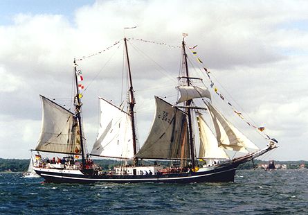 Thor Heyerdahl, Volker Gries, Sail Flensburg 2000 / Cutty Sark 2000 , 08/2000