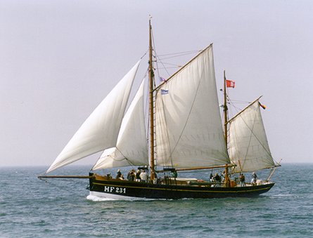 Landrath Küster HF 231, Volker Gries, Hanse Sail Rostock 1999 , 08/1999