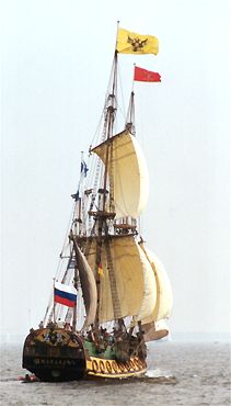 Shtandart, Volker Gries, Hanse Sail Rostock 2002 , 08/2002