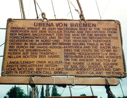 Ubena von Bremen, Volker Gries, Hanse Sail 1996 / Cutty Sark 1996 , 08/1996