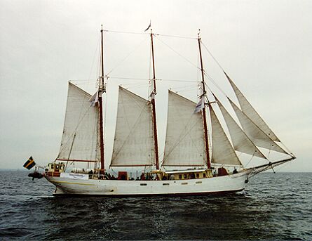 Kapitan Borchardt, Volker Gries, Hanse Sail 1996 / Cutty Sark 1996 , 08/1996